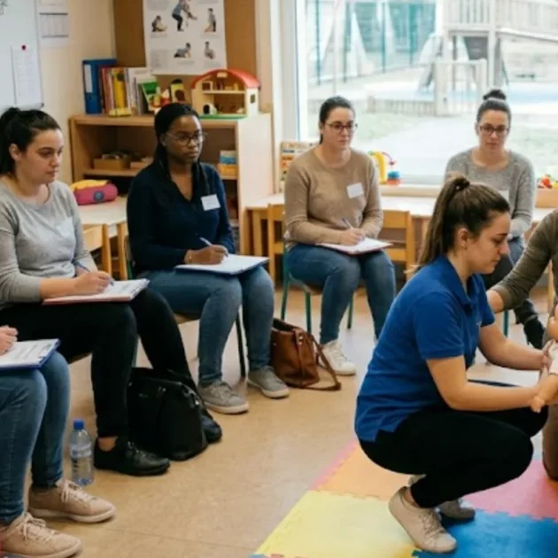 Formation gestes et postures petite enfance